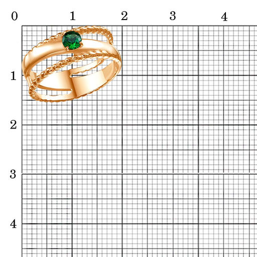 КОЛЬЦО 24814117-7 - Красная пресня фото 2