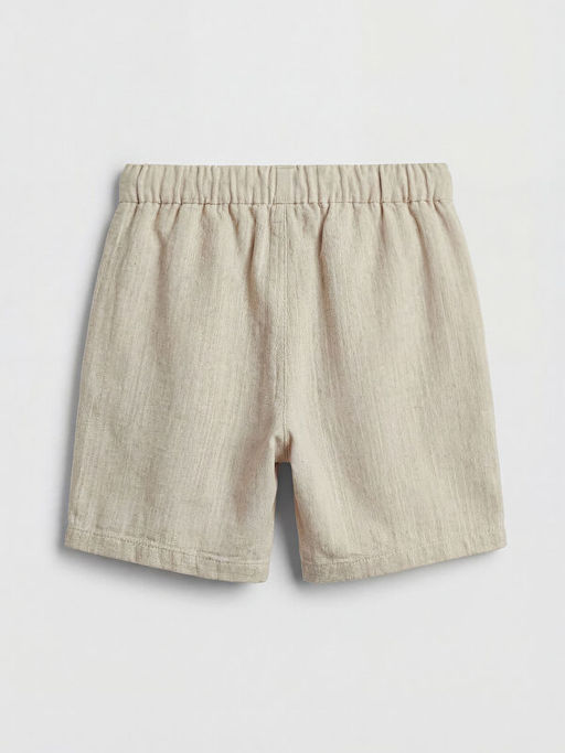 Beli Lastikli Keten G?r?n?ml? Erkek ?ocuk ?ort