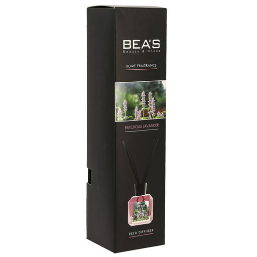 Ароматический диффузор Beas Patchouli Lavender - Лаванда и пачули 120 ml фото 4
