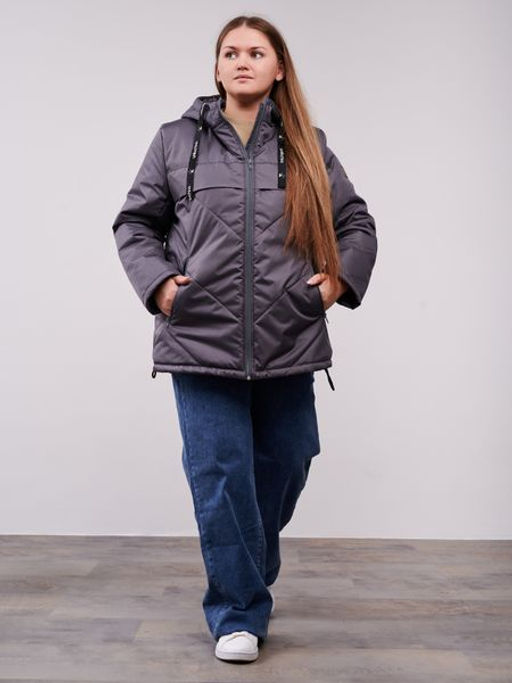 Куртка демисезонная Нэт серый - Yollochka фото 2