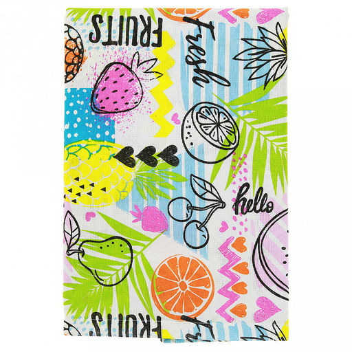 Скатерть 220х145см "ФрешФут б/з", длина стола до 180см, на 8-10 персон, рогожка (хлопок 100%) 171г/м2, упаковка классическая, пакет ПВХ 28х41см, "Домашняя мода" (Россия)