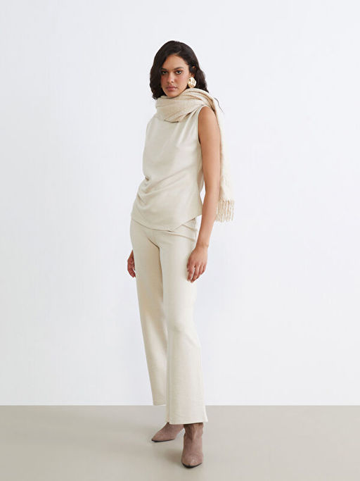 Beli Lastikli Kad?n Pantolon