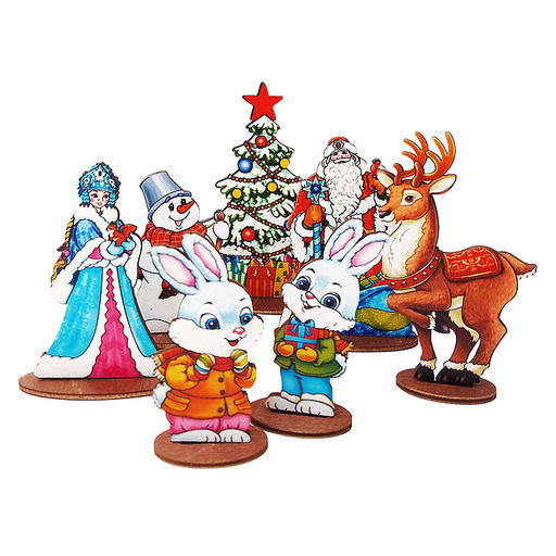 Мир русских сказок. Набор фигурок "Новогодний хоровод"