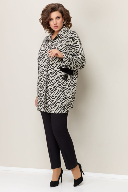 Костюм VOLNA 1314 черный/бежевый  фото 3