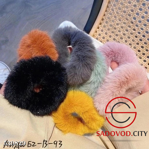 Меховая резинка, 1 шт