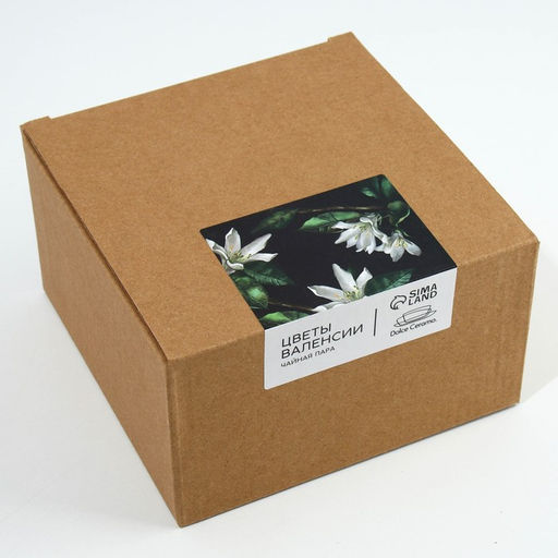 Чайная пара Lemon flowers, 250 мл - Dolce Ceramo. фото 9