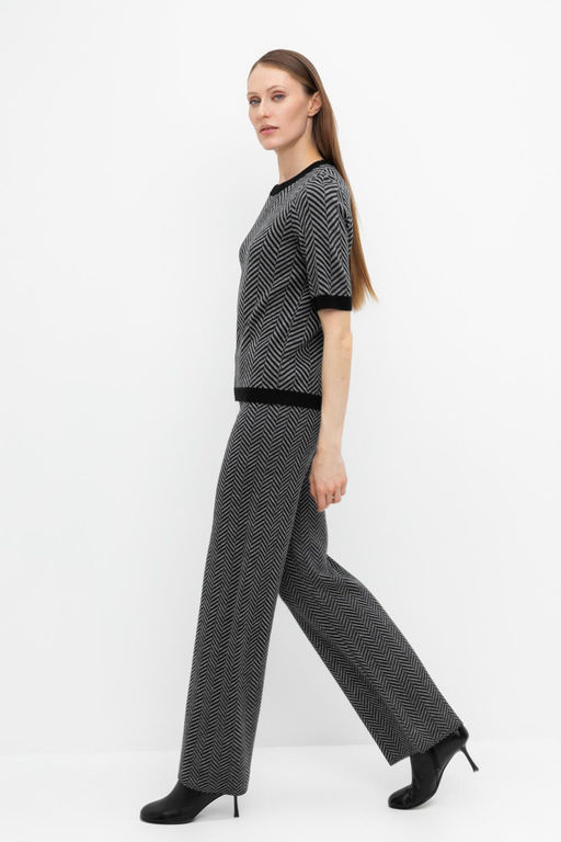 ЕВ 437/24ш/черный брюки жен