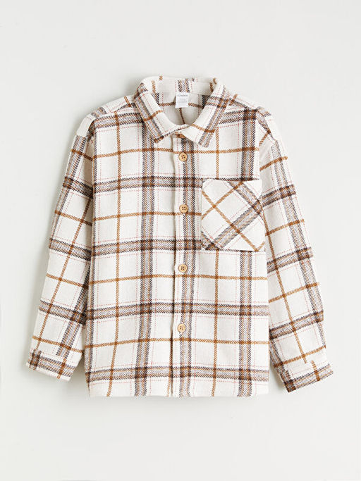 Ekose Desenli Erkek ?ocuk G?mlek