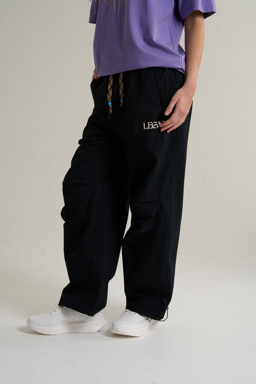 Брюки текстильные Черный KAI Woven Casual Pants - Anta фото 5