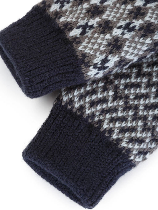 Пеpчатки Китай W55 navy/white - Modo gru фото 2