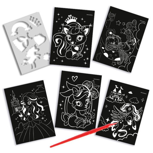 Блокнот-гравюра Замок принцессы, 10 листов, штихель - Школа талантов фото 16