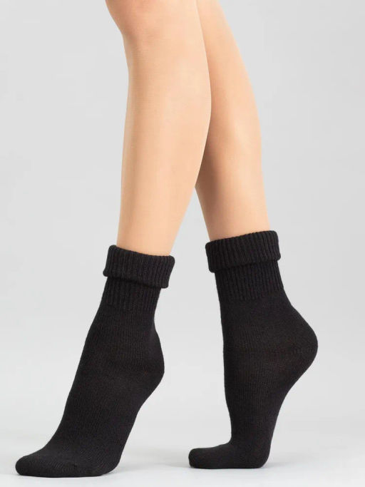 MINI INVERNO 3301 носки жен. 26% Шерсть, 62% Акрил, 10% Полиамид, 2% Эластан - nero - Minimi фото 2