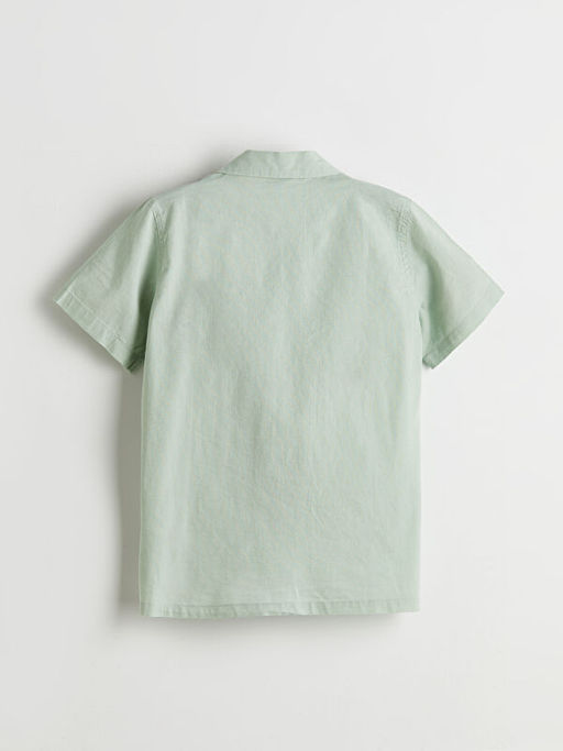 Keten Kar???ml? Erkek ?ocuk G?mlek