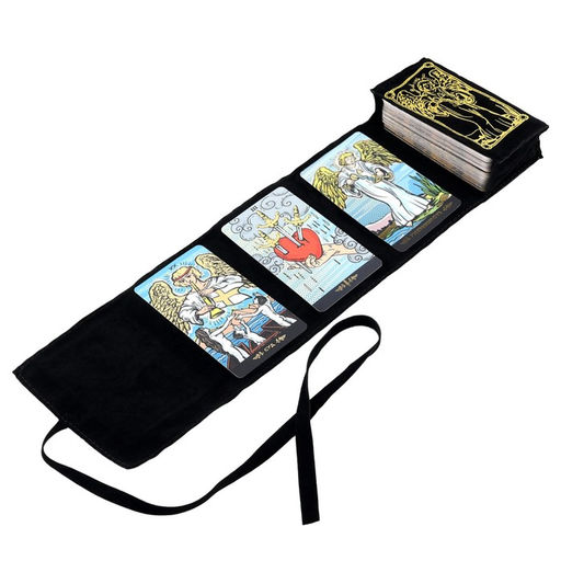 Мешочек для карт универсальный «Таро A. E. W.», бархатный, 14×40 см