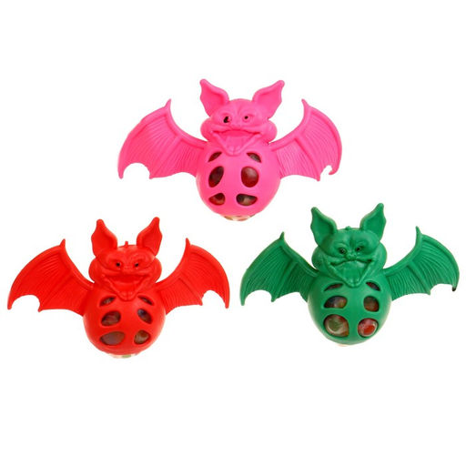 Цена за 12 шт. Антистресс игрушка «Летучая мышь», мялка с гидрогелем, МИКС