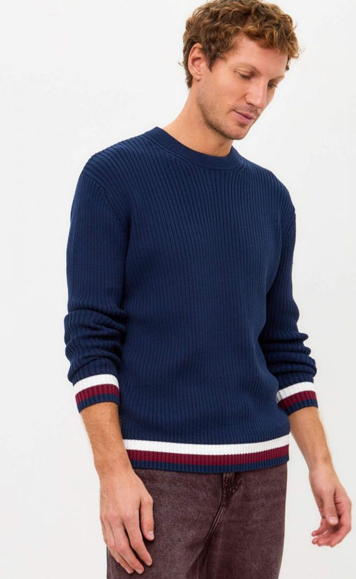 Джемпер Primm P421-15106 темно-синий из хлопка  фото 7