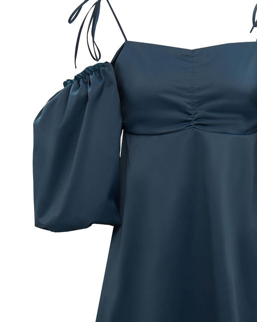 Платье-трапеция с рукавами-буф - Incity фото 7