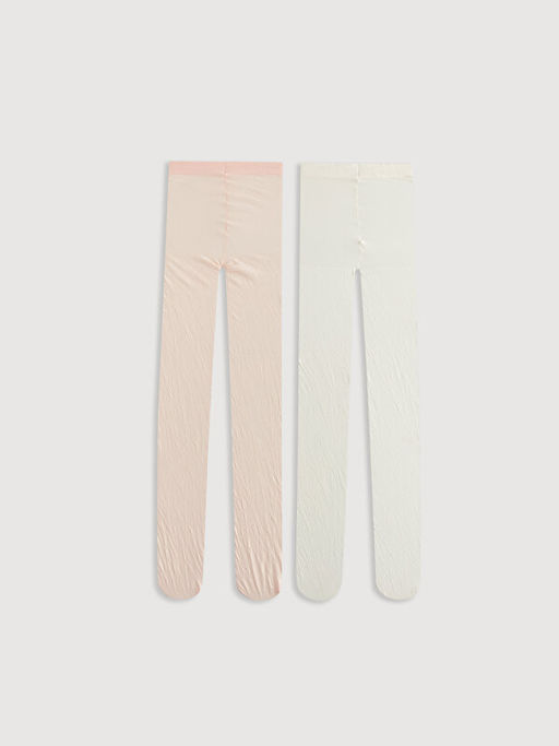 Basic K?z ?ocuk ?nce K?lotlu ?orap 2li