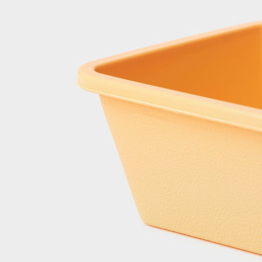 Форма для выпечки Доляна «Хлеб», силикон, 22×11×5.5 см, внутр.размер 20.7×10 см, персиковая