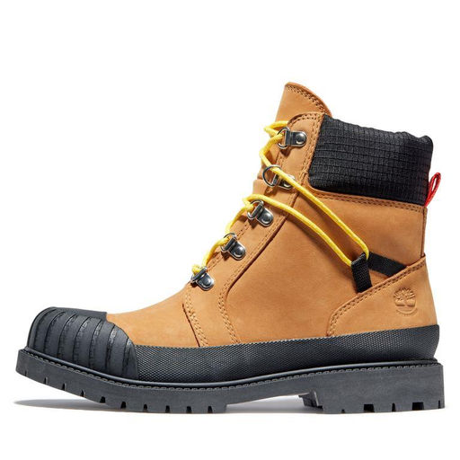 Ботинки Timberland 6 Inch Heritage Boot Rubber Toe WP желтые  фото 6