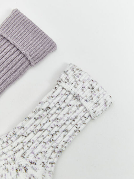 Desenli Kad?n Soket ?orap 2li