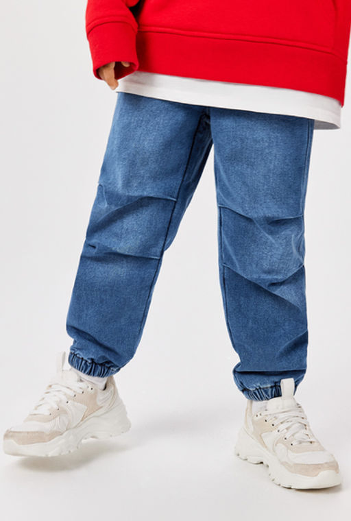 ACOOLA / Брюки джинсовые (утепленные) детские для мальчиков Abrams синий фото 10