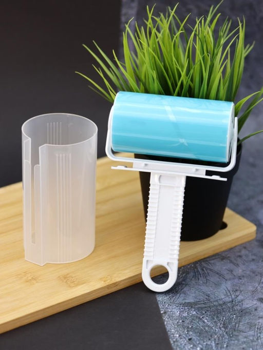 Многоразовый ролик для чистки одежды в футляре "Blue cloud", 16,7*11 см