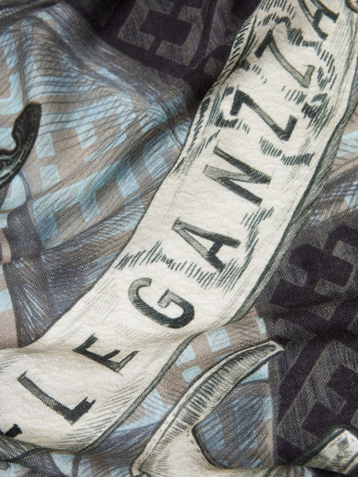 Платок жен. шерсть+шелк 110х110 JG43-8529-12