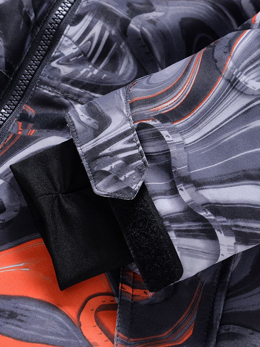 Горнолыжный костюм Valianly подростковый для мальчика темно-серого цвета 9229TC  фото 11