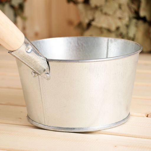 Ковш для бани, оцинкованная сталь