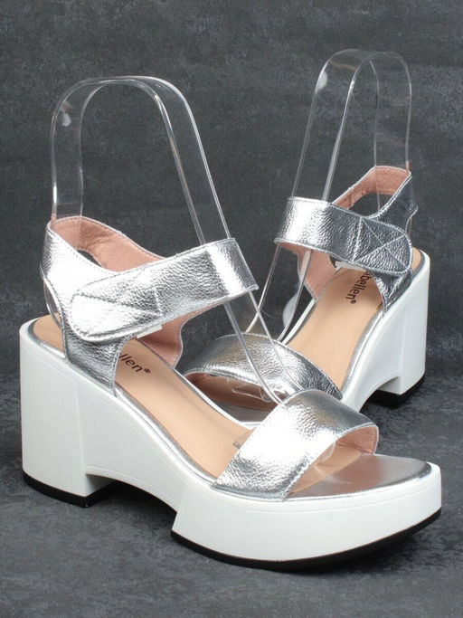 08-QL6989-1B WHITE Босоножки женские (натуральная кожа) - Фабричный китай фото 13