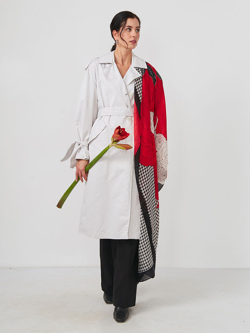 Большой, мягкий, тонкий и очень нежный двусторонний палантин - Tantino фото 2