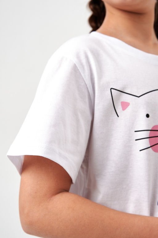 Пижама Кисонька короткий рукав с брюками детская