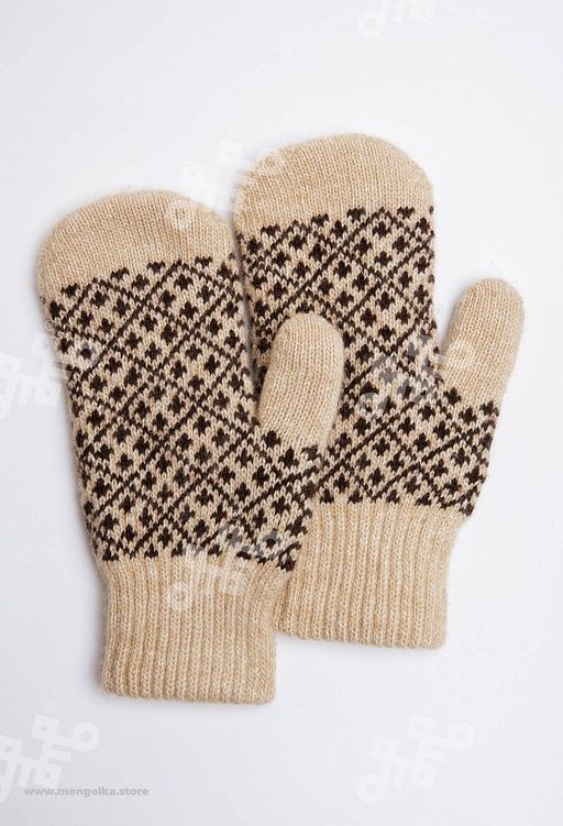 Шерстяные варежки (арт. 04176) - Тод оймс ххк фото 2