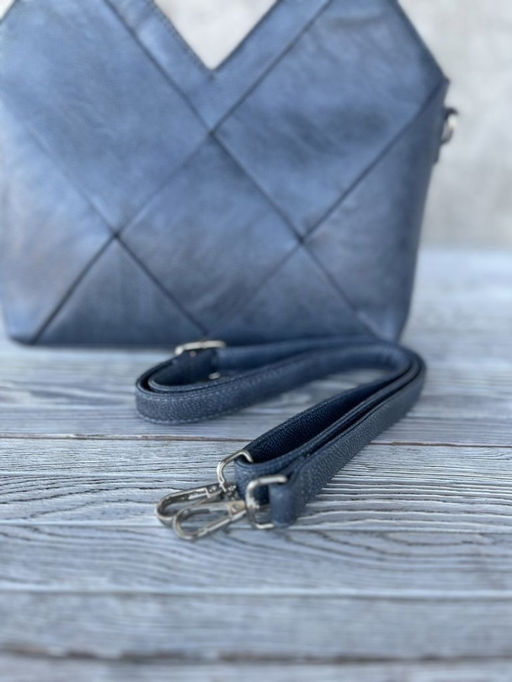 Женская сумка из эко кожи 0025 Джинсовый - Sergio valentini фото 5