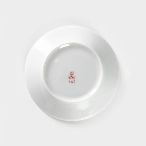 Цена за 2 шт. Блюдце Добрушский завод «Стрекоза», d=14 см, фарфор, белый