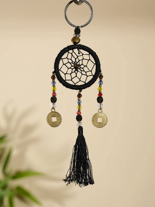 Брелок «Ловец снов», 4×15 см, чёрный