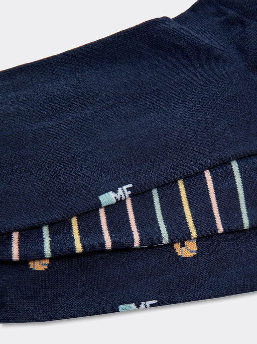 Носки мужские (3 пары) синие с разными рисунками - Mark formelle фото 5