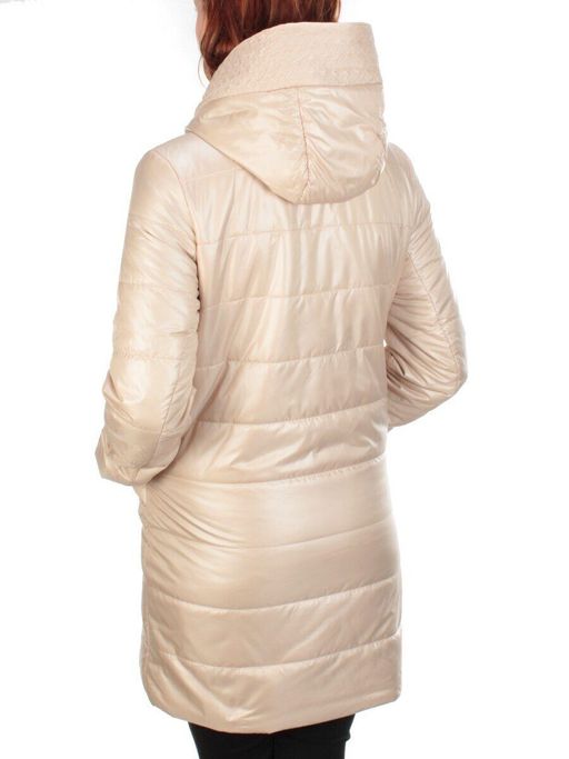 167 BEIGE Куртка демисезонная женская ROVITHI (100 гр.синтепона) - Fashion фото 4