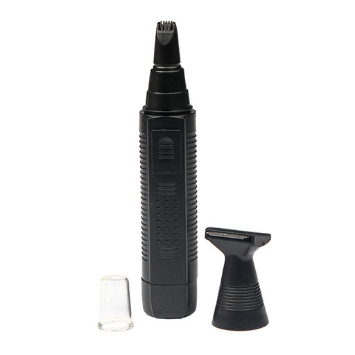 Триммер для волос и бороды Luazon LTRI-13, 2 насадки, 1хАА (не в комплекте), чёрный