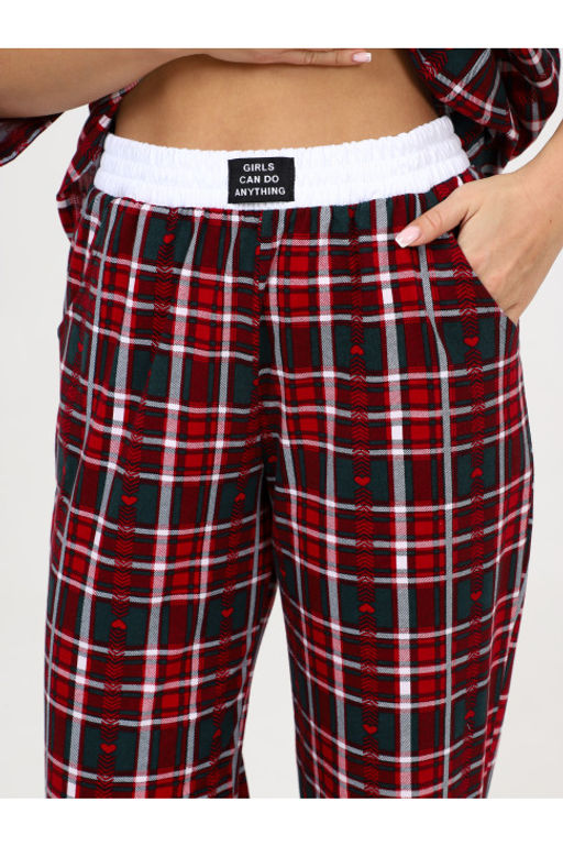 Пижама женская П-119.02 клетка - Хороший трикотаж фото 9