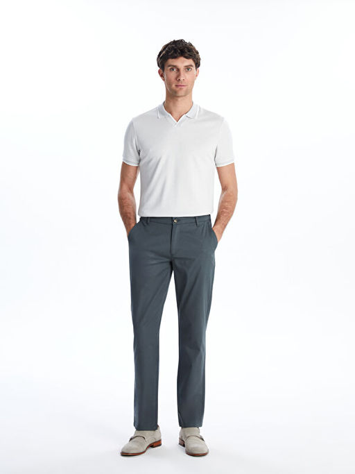 Polo Yaka Merserize G?r?n?ml? Erkek Ti??rt