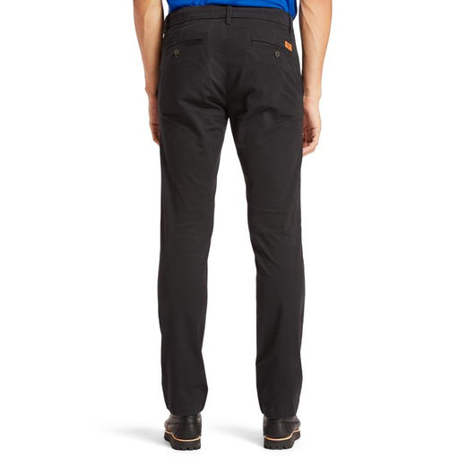 Брюки Timberland Chino Pant Twill Squam Lake Stretch Straight черные  фото 4