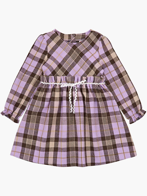 Платье для девочки нарядное UD 7351 бирюз клетка - Mini maxi фото 7