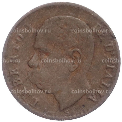 Монета 1 чентезимо 1900 года Италия