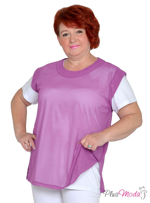 Жилет Модель №1609 размеры 44-84 - Plusmoda фото 2