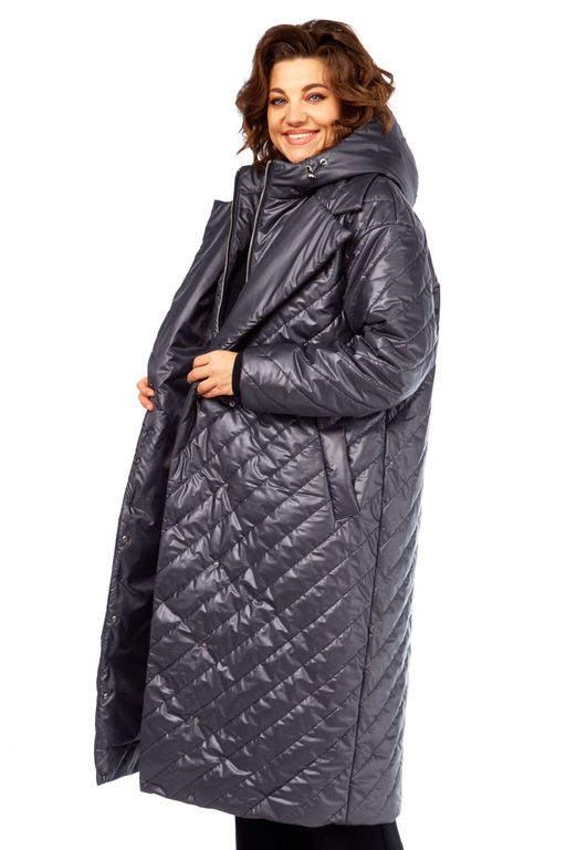 Пальто Diamant 2131 графит фото 6