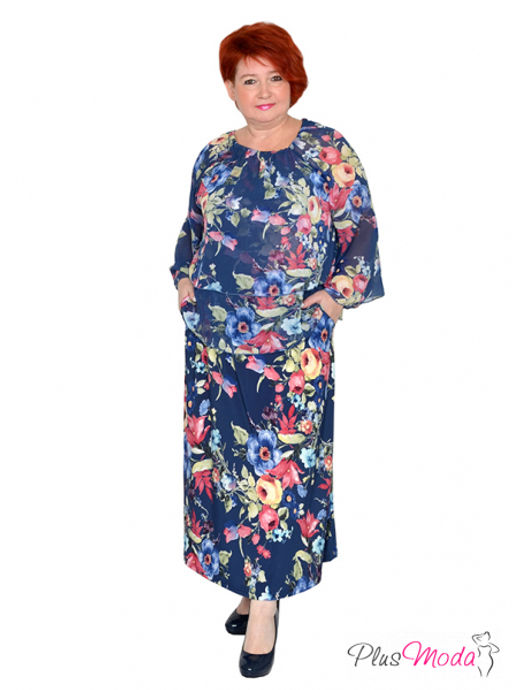 Туника Модель №1555 размеры 44-84 - Plusmoda фото 16