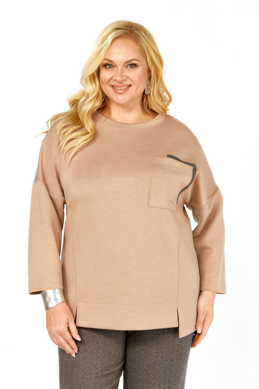 Джемпер Элль стиль 2437а бежевый