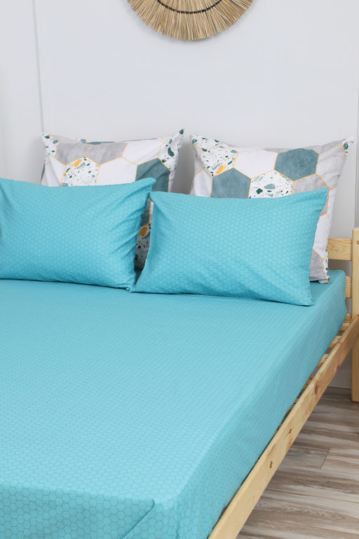 Наволочка поплин Соты-компаньон